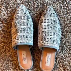 Steven by Steve Madden Women's Blue Tweed Loafers